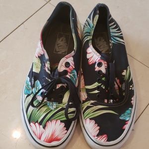 Van's Hawaiian Print Shoes